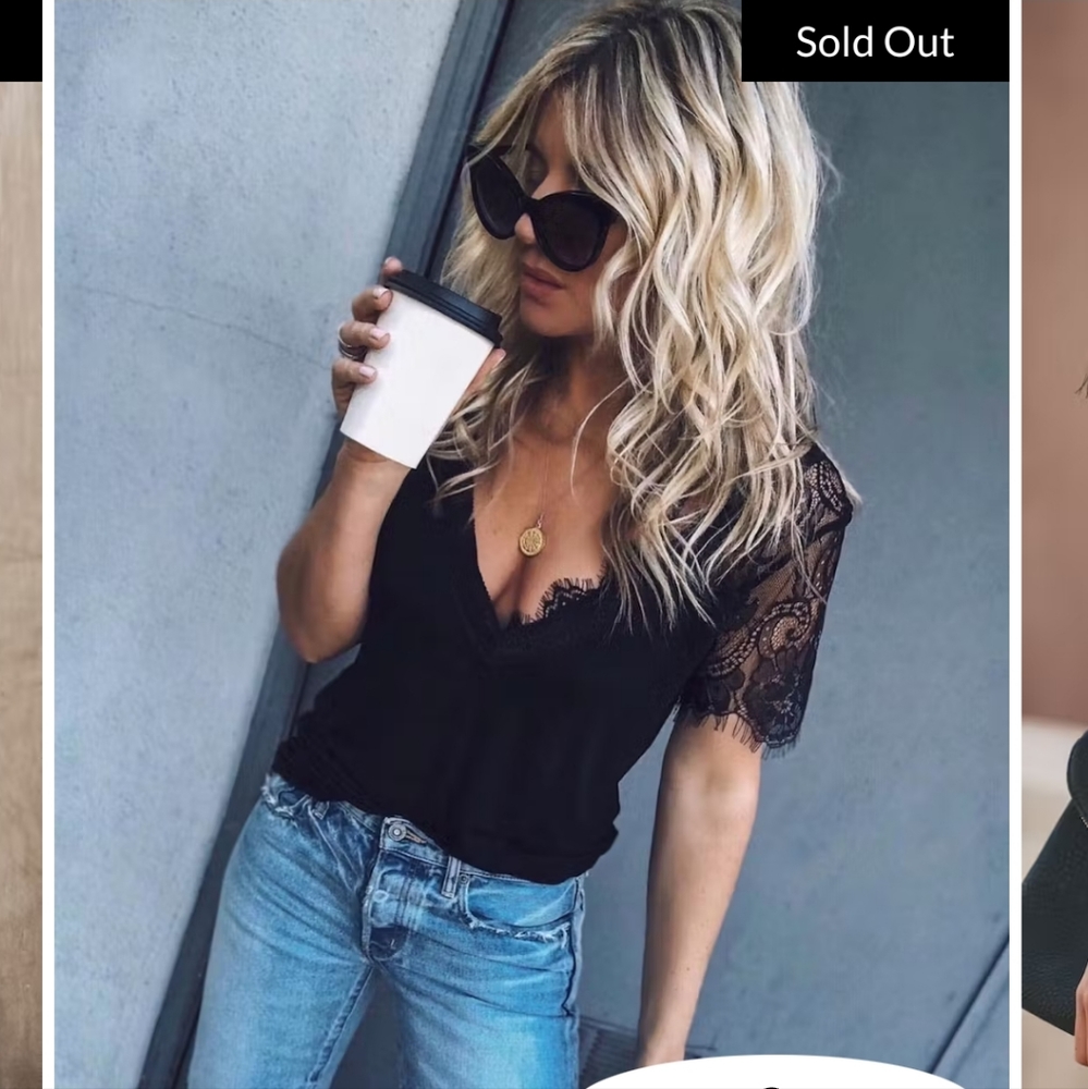 VICI black lace top